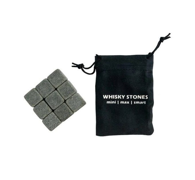 Кубики для охолодження напоїв Whiskey Stones 9шт. стеативне каміння для охолодження віскі/коньяку