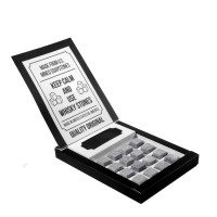 Кубики для охлаждения виски 16 шт мужчине Whiskey Stones Серый 2х2х2см WS003