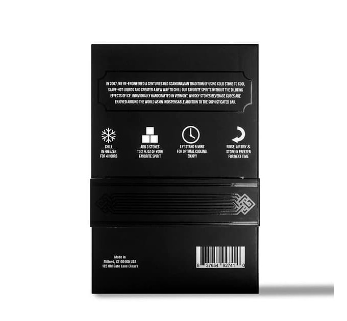 Кубики для охолодження віскі 16 шт чоловікові Whiskey Stones Сірий 2х2х2см WS003