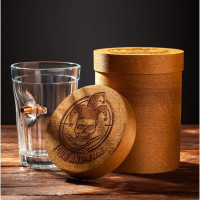 Граненый стакан с пулей 7.62 мм