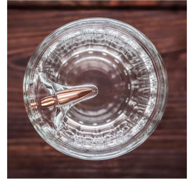 Граненый стакан с пулей 7.62 мм