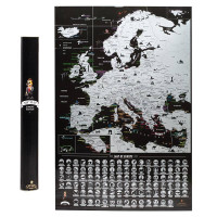 Скретч-карта Европы My Map Europe edition (английский язык) в тубусе Скретч-карта Европы My Map Europe edition (английский язык) в тубусе