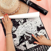 Скретч-карта Европы My Map Europe edition (английский язык) в тубусе