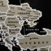 Скретч-карта мира без россии My Map Perfect World (английский язык) в тубусе