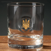 Склянка для віскі з гербом України