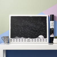 Светящаяся карта звездного неба Star Map Luckies (английский язык) в тубусе