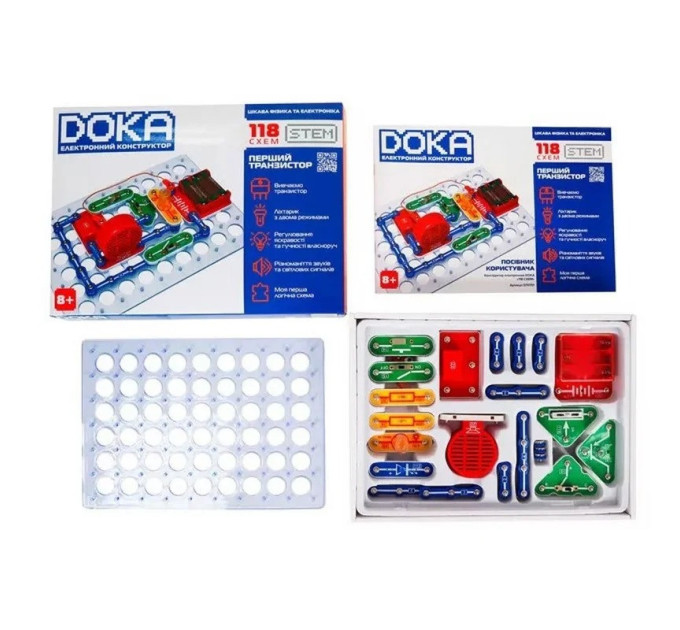 Конструктор электронный «118 СХЕМ» D70701 музыка и свет