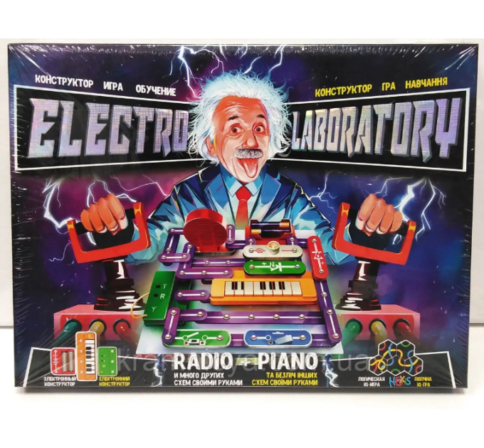 Электронный конструктор "Electro Laboratory. Radio+Piano" Danko Toys ELab-01-03