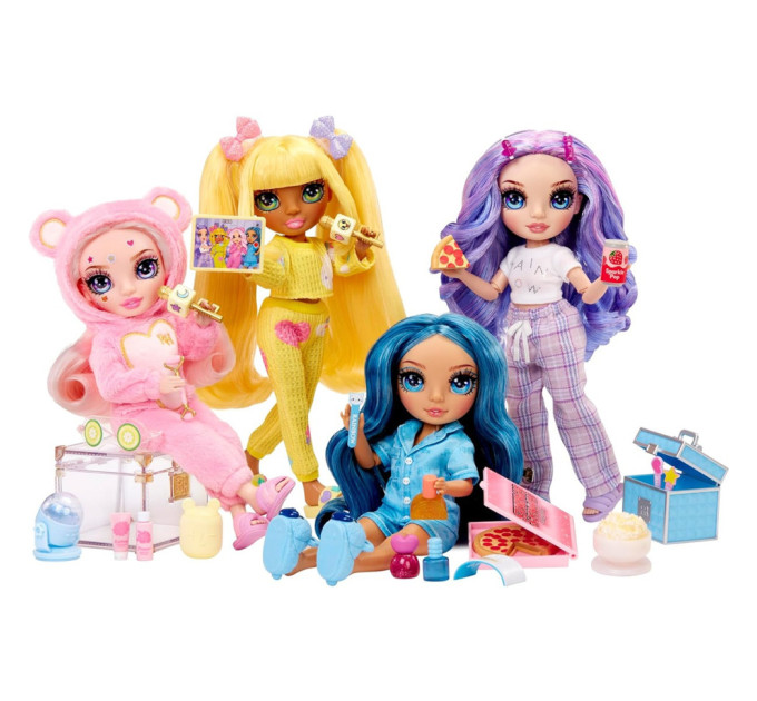 Кукла детская "Виолетта" Rainbow High 503705 серии "Junior High PJ Party" с аксессуарами