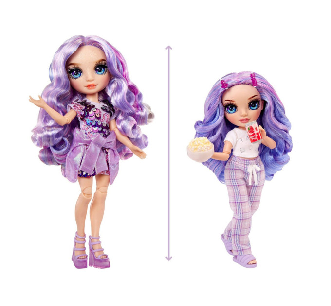 Кукла детская "Виолетта" Rainbow High 503705 серии "Junior High PJ Party" с аксессуарами