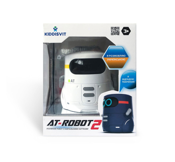 Умный робот с обучающими карточками AT-ROBOT 2 AT002-01-UKR сенсорное управление