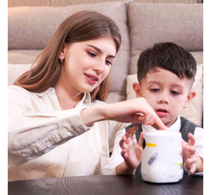 Умный робот с обучающими карточками AT-ROBOT 2 AT002-01-UKR сенсорное управление