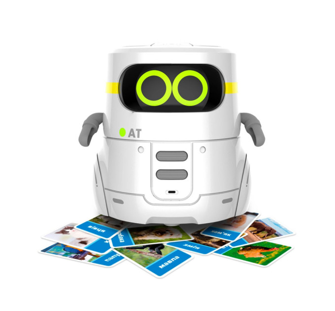 Умный робот с обучающими карточками AT-ROBOT 2 AT002-01-UKR сенсорное управление