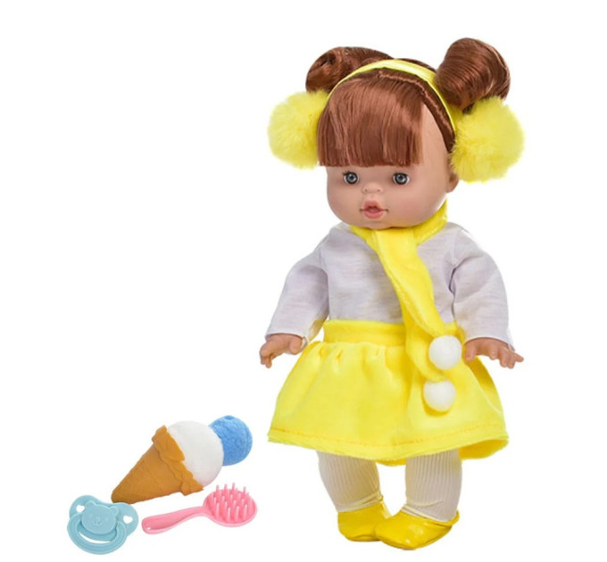 Детская кукла "Маленькие-Миленькие" M 4735-1IUA 31 см, музыка, аксессуары