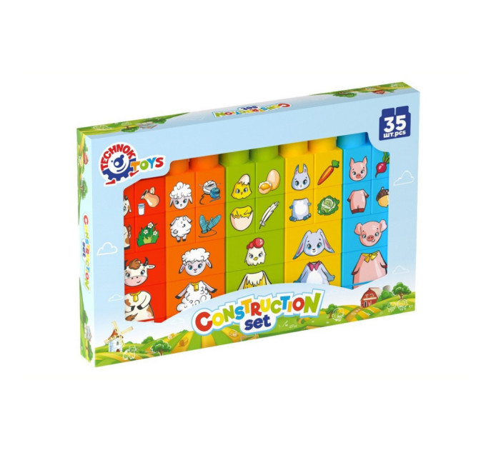 Детский Конструктор "Животные" 6849TXK 35 элементов