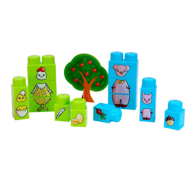 Детский Конструктор "Животные" 6849TXK 35 элементов