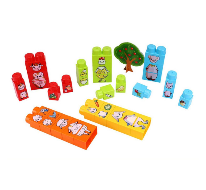 Детский Конструктор "Животные" 6849TXK 35 элементов