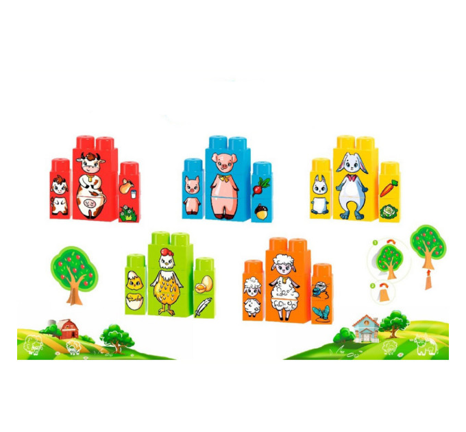 Детский Конструктор "Животные" 6849TXK 35 элементов