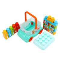 Детская игрушка "Автобус-конструктор" 0396TXK(Turquoise) бирюзовый