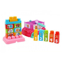 Детская игрушка "Автобус-конструктор" 0396TXK(Pink) розовый