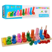 Развивающая игрушка Геометрика MD1268 деревянная