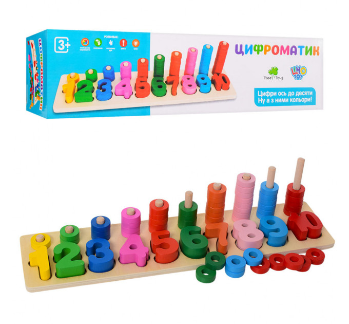 Развивающая игрушка Геометрика MD1268 деревянная