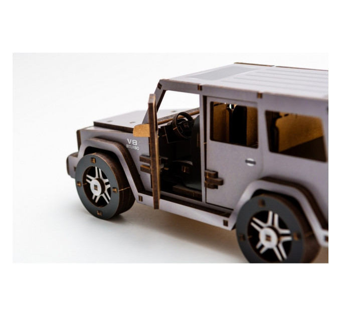 Деревянный 3D конструктор "Gelandewagen" Puz-26914, 109 деталей