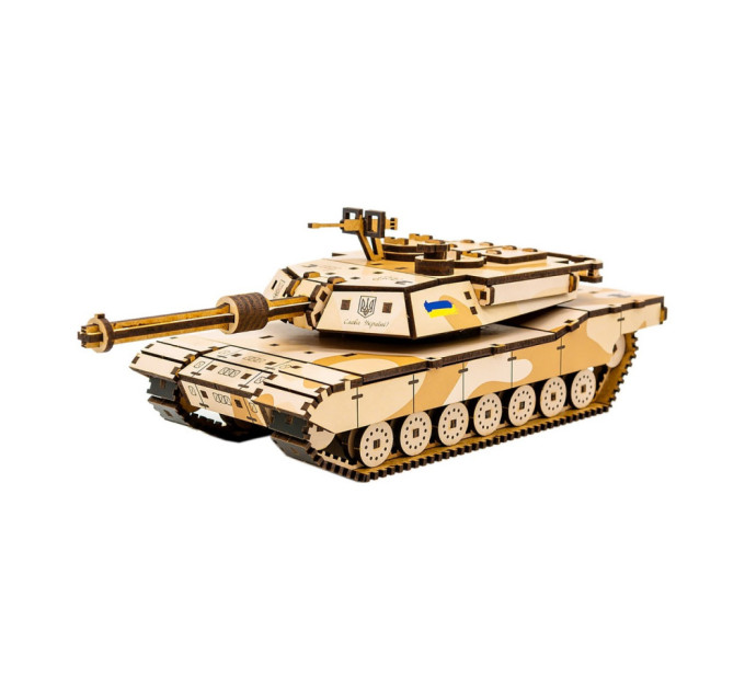 Дерев'яний 3D конструктор "Абрамс" Puz-26917, 187 деталей