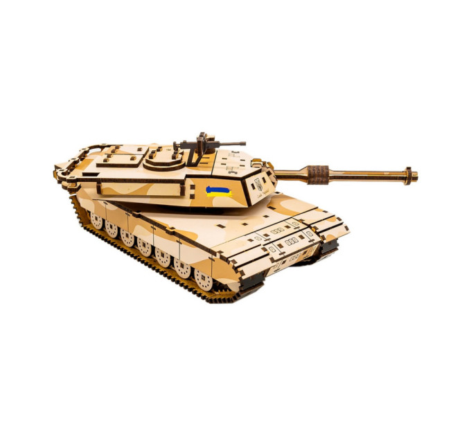 Дерев'яний 3D конструктор "Абрамс" Puz-26917, 187 деталей