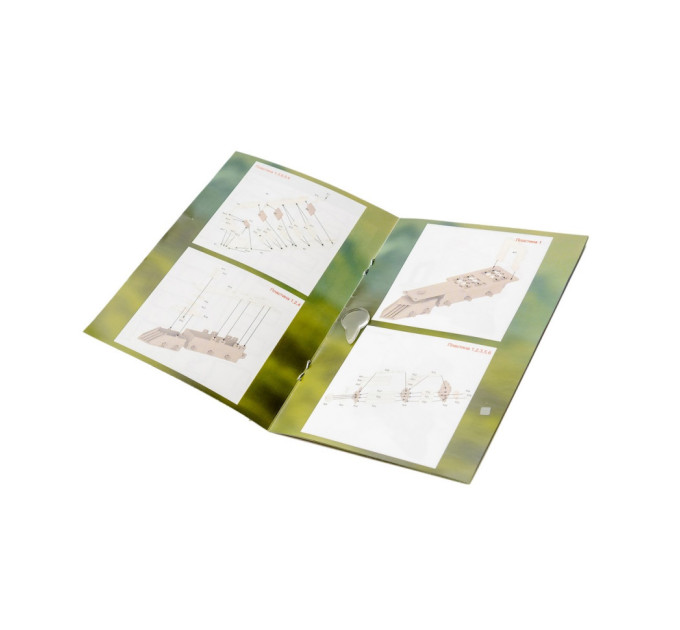 Деревянный 3D конструктор "Поезд" Puz-00924, 231 деталь