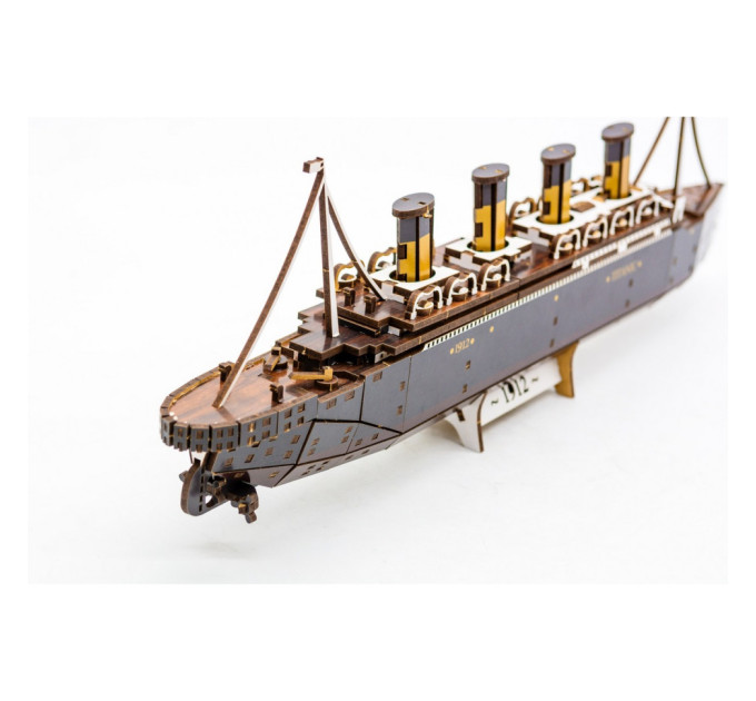 Деревянный 3D конструктор "Титаник" Арт-26912, 269 деталей