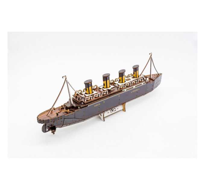 Деревянный 3D конструктор "Титаник" Арт-26912, 269 деталей