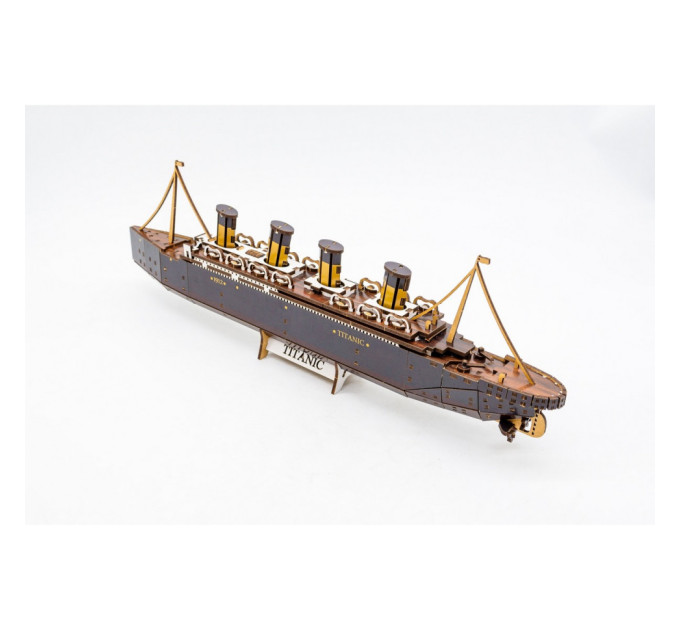 Деревянный 3D конструктор "Титаник" Арт-26912, 269 деталей