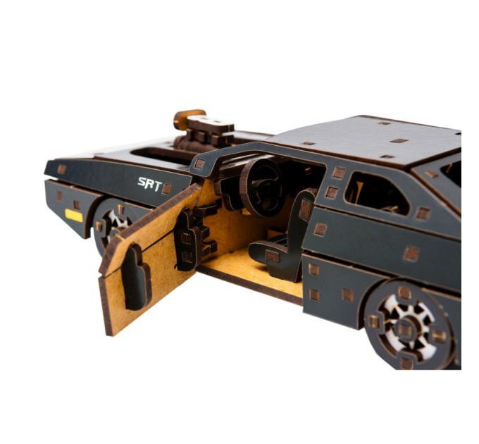 Деревянный 3D конструктор "Fast Furious" Puz-62519, 125 деталей, черный