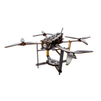 Деревянный 3D конструктор "FPV дрон" Puz-00923, 95 деталей