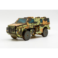 Деревянный 3D конструктор "Бушмастер" 139-0209, 139 деталей