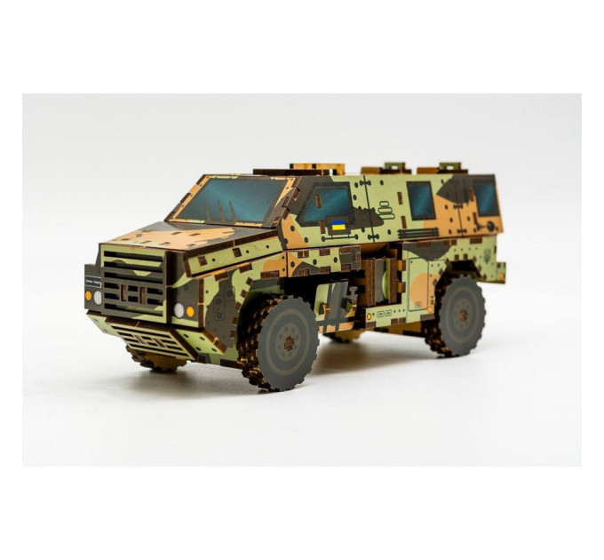 Деревянный 3D конструктор "Бушмастер" 139-0209, 139 деталей