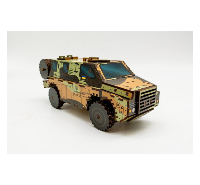 Деревянный 3D конструктор "Бушмастер" 139-0209, 139 деталей