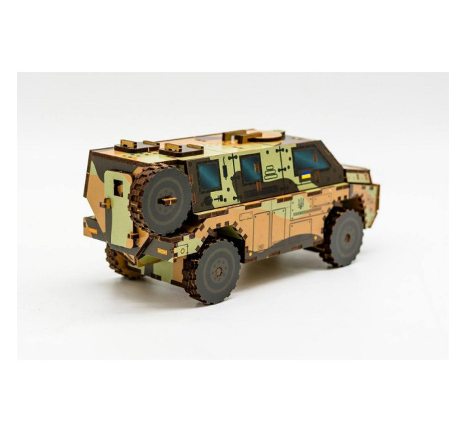 Деревянный 3D конструктор "Бушмастер" 139-0209, 139 деталей