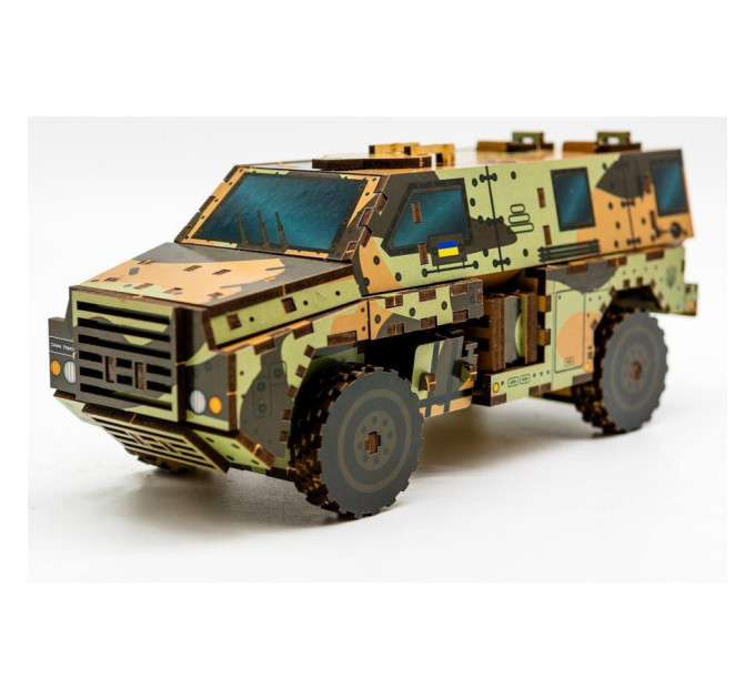 Деревянный 3D конструктор "Бушмастер" 139-0209, 139 деталей