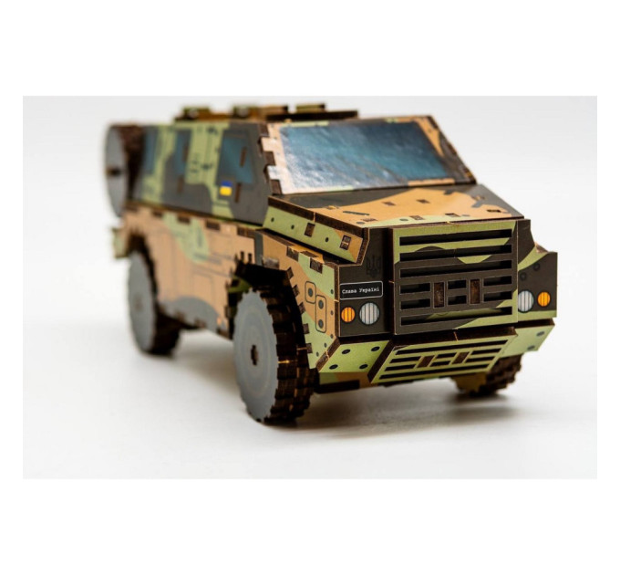 Деревянный 3D конструктор "Бушмастер" 139-0209, 139 деталей