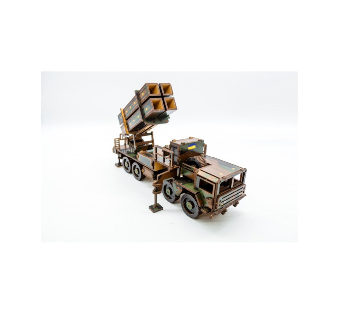 Дерев'яний 3D конструктор "ЗРК Patriot" Арт-25220, 220 деталей