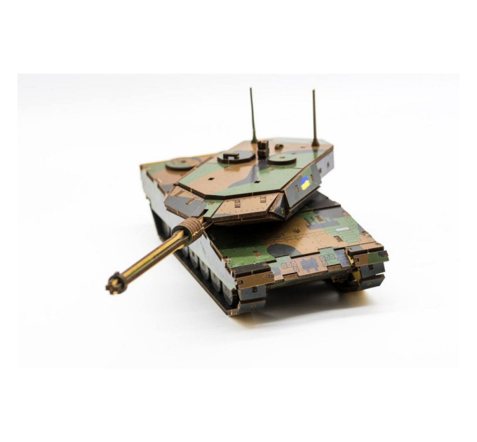 Дерев'яний 3D конструктор "Танк Леопард" 206-0260, 206 деталей