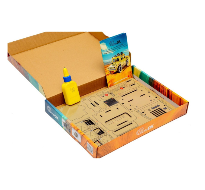 Дерев'яний 3D конструктор "Humvee" Puz-00927, 100 деталей