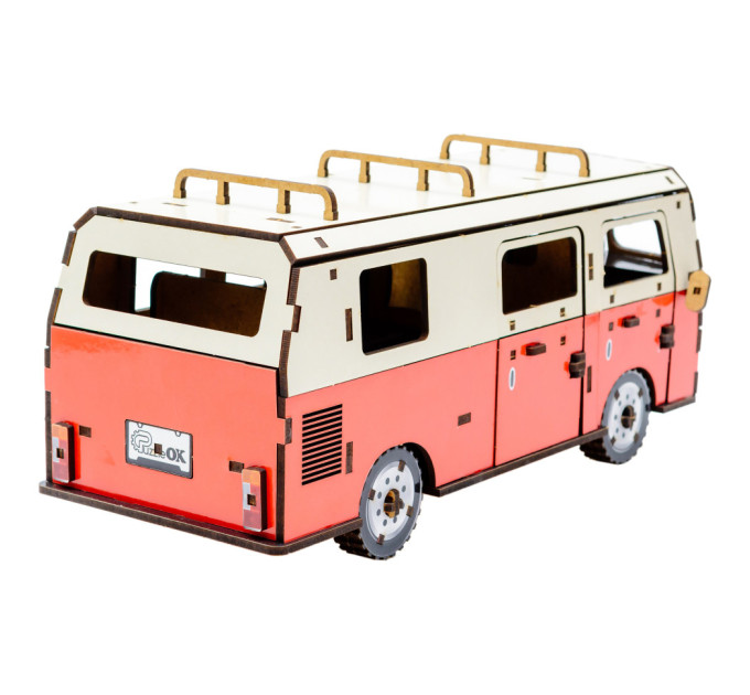 Деревянный 3D конструктор "Микроавтобус" Puz-00926, 156 деталей