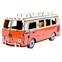 Деревянный 3D конструктор "Микроавтобус" Puz-00926, 156 деталей