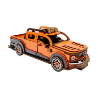 Деревянный 3D конструктор "Пикап" Puz-00931, 212 деталей