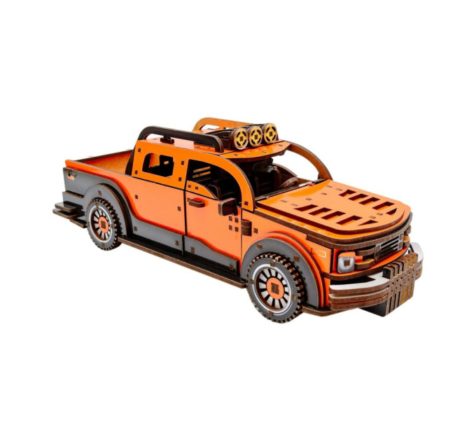 Дерев'яний 3D конструктор "Пікап" Puz-00931, 212 деталей