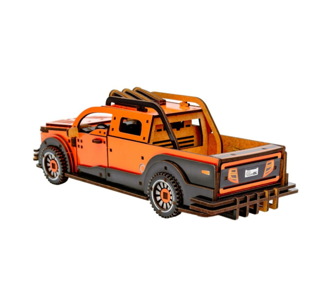 Дерев'яний 3D конструктор "Пікап" Puz-00931, 212 деталей