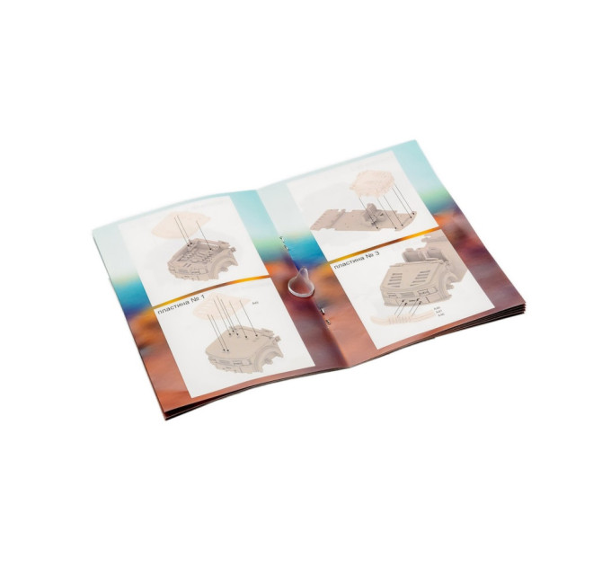 Дерев'яний 3D конструктор "Пікап" Puz-00931, 212 деталей